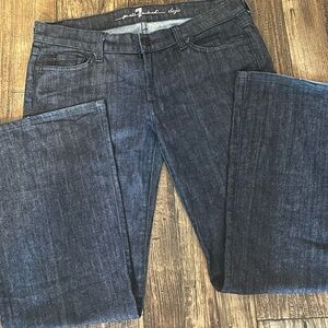 7 For All Mankind Dark Blue Dojo Jeans